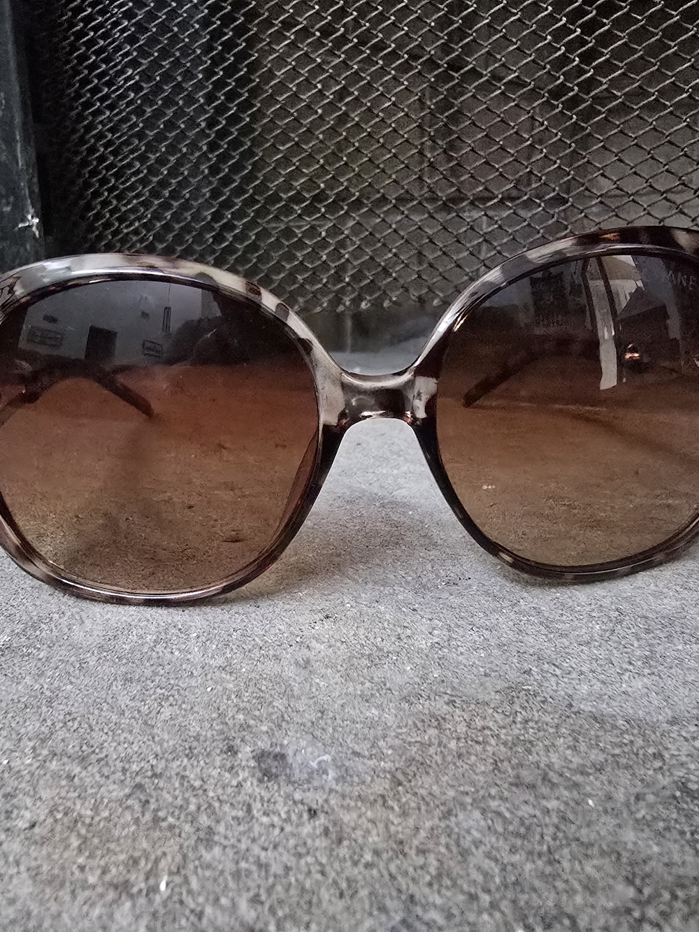 Chanel Brown Tortoiseshell Oversized Women's Sunglasses